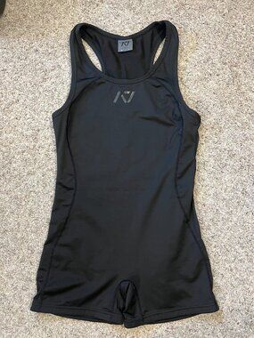 A7 Luno Power Lifting Singlet in Stealth